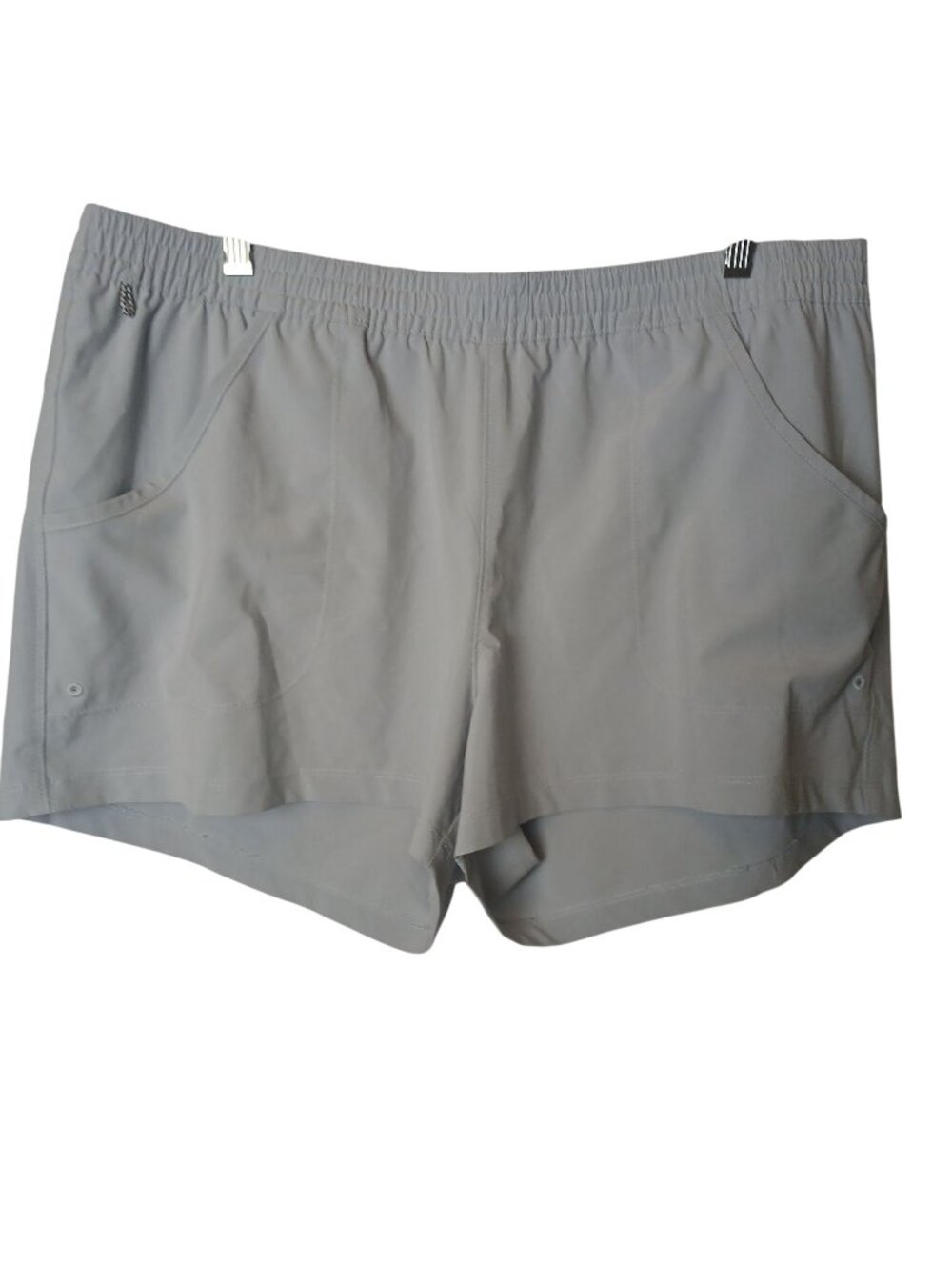 Columbia PFG Womens XL Gray Fishing Shorts Polyester Elastane W/Pockets #D35
